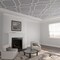 Ekena Millwork 63W x 94 12H x 58T Large Villarreal Decorative Fretwork Ceiling Panels, PVC CELP63X9502VIL - alternate 1